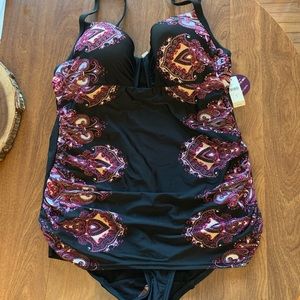 Paisley Plus Swimsuit